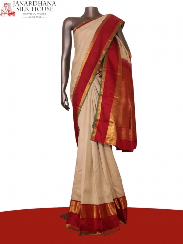 Pure Handloom Kanjeevaram Silk Saree